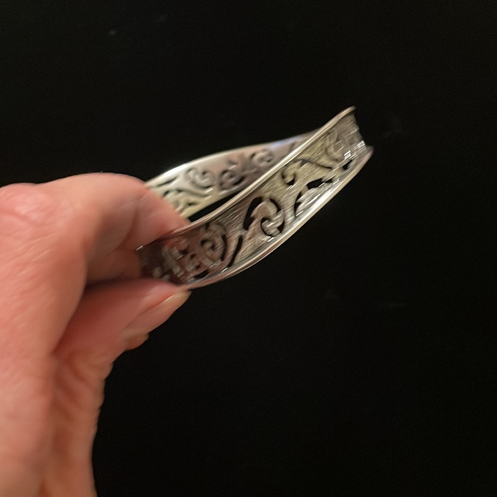 Silpada Sterling Silver Intricately Designed Bang… - image 2